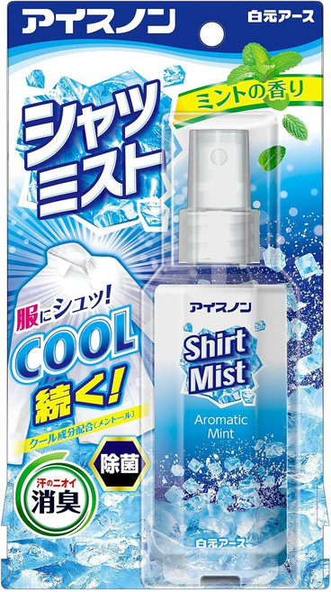 AISNON 衣服噴霧 薄荷香 持續涼感, 1個, 100ml