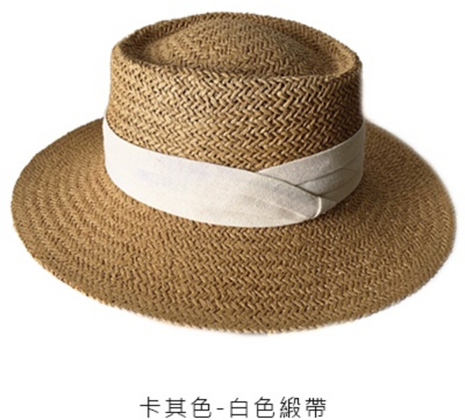OT SHOP 草帽 編織帽 遮陽防曬海灘帽