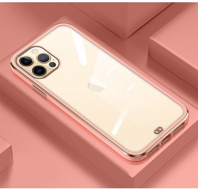 iPhone 鍍金邊框防摔手機殼 TPU材質保護殼 抗指紋