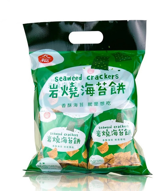 九福 岩燒海苔餅 全素, 25g, 8個