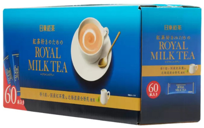 日東紅茶 皇家奶茶經典原味 60入, 1個, 分購10包價