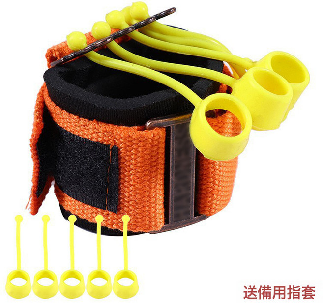手指屈伸訓練器矽膠伸指力器鍛鍊拉力器握力器握力球康復訓練器材, 1個, 10磅