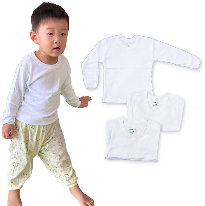 小三福 男童彈性長袖兒童內搭 幼童衛生衣
