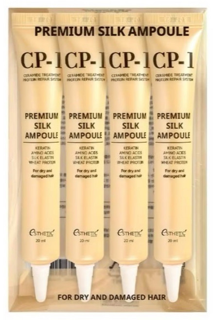 CP-1 PREMIUM SILK AMPOULE 韓國免沖洗蛋白護髮精華 20ml 乾燥受損髮專用, 4個