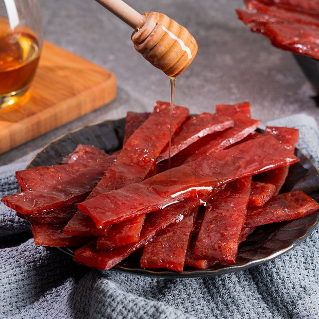 胖肉鋪 原肉現切肉乾 泰式檸檬, 1個, 經典蜜汁