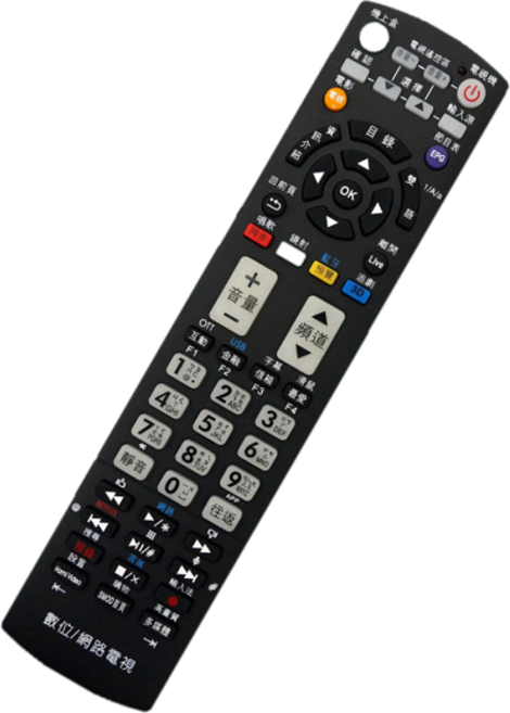 操作簡單立即享受適用機上盒型號HC-A5810 S101, 適用北都數位機上盒遙控器(黑色), 1個, 適用北都數位機上盒遙控器(黑色)