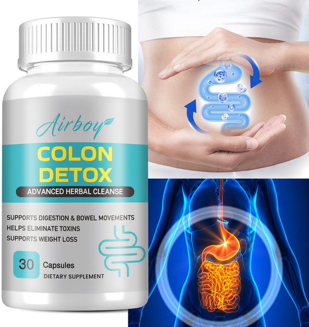Airboy 順暢排毒膠囊 支援消化及腸道蠕動 幫助排除毒素 支持減重, 30組
