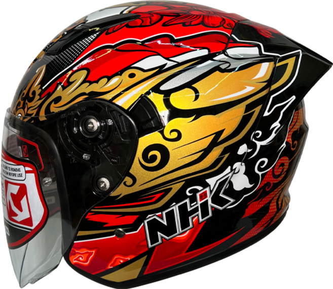 NHK S1 GP PRO IO48#6(印尼站) 內藏墨片半罩式安全帽