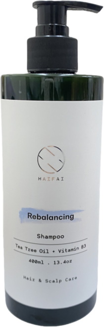 HAIFAI Rebalancing Shampoo 茶樹油 + 維生素B3, 1件, 400ml