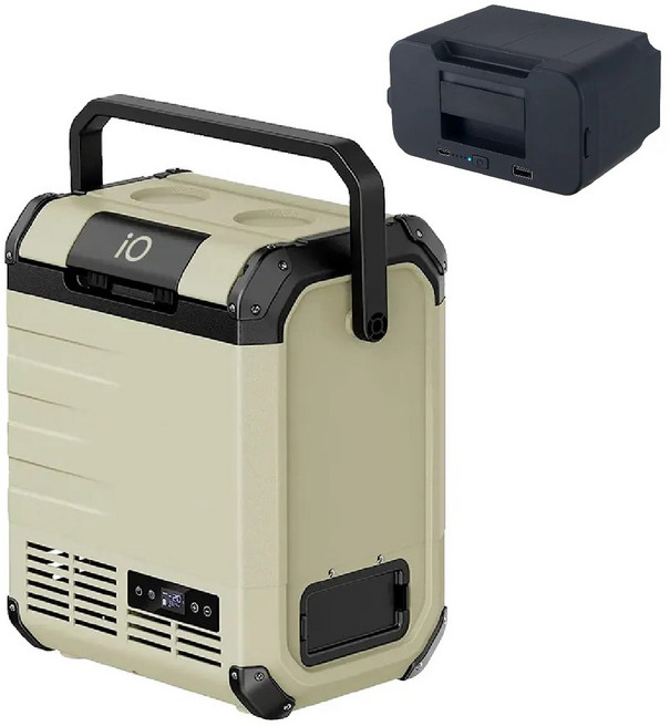 io 探險者EXPLORER G系列 行動冰箱 iG100L 冷藏/冷凍, 10L冰箱(附車充)+電池X1