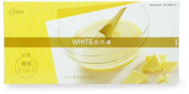 AIJIA 白巧克力 300克, 1個, 300g