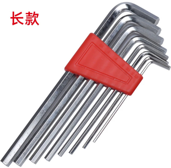 氣動扳手 工業級大功率迷你型1/2風扳 汽修工具, 1個, 內六角扳手【長款】平頭8件套