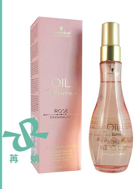 Schwarzkopf 施華蔻 大馬士革玫瑰精油 護髮油 100ml, 1個, 大馬士革玫瑰精油100ml