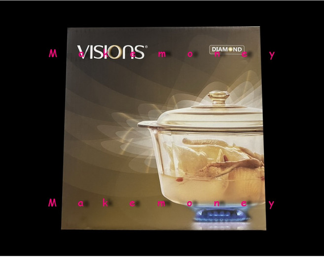 VISIONS 晶鑽透明鍋, 1個, 5L