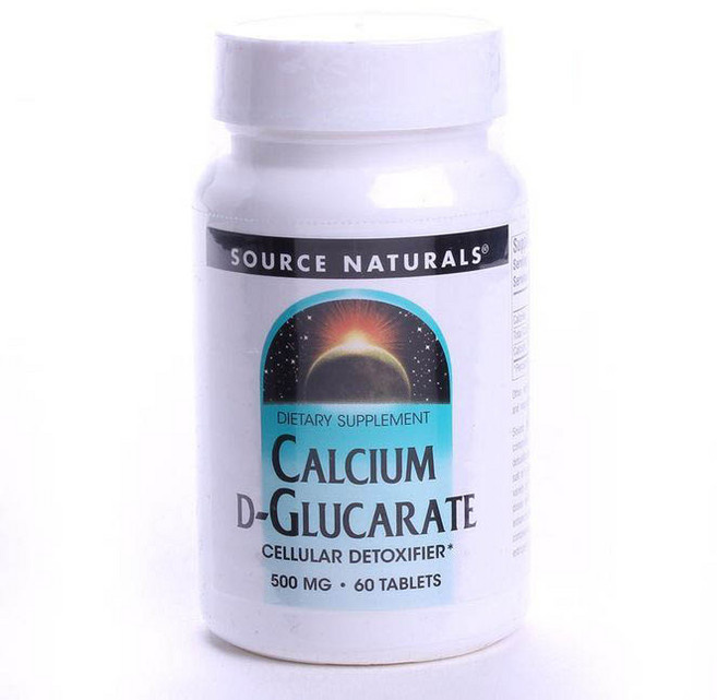 SOURCE NATURALS D-葡萄糖酸鈣補給錠 500mg, 60顆, 1罐
