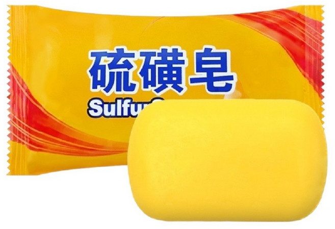 硫磺皂 清潔沐浴洗衣多用途, 1個, 85g