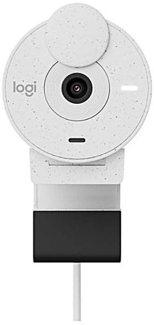 Logitech 羅技 Brio 300 網路攝影機 珍珠白 公司貨保固