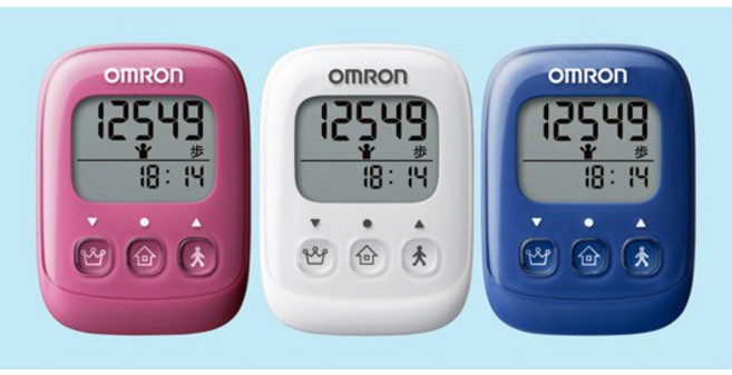 OMRON 歐姆龍 HJ-325 計步器, 1個, 白色, 白色