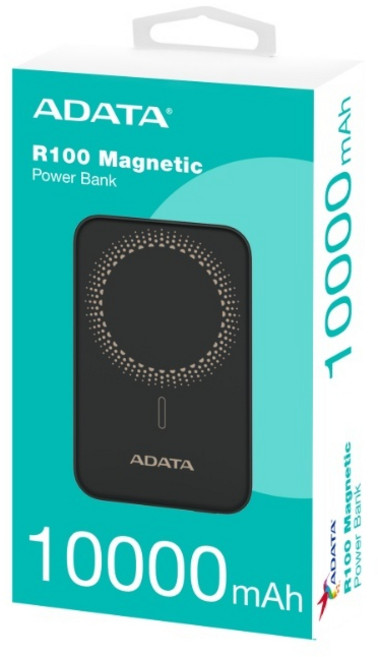 威剛 ADATA R050 R100 PD/QC 20W高效快充, 10000 磁吸式行動電源【黑色】