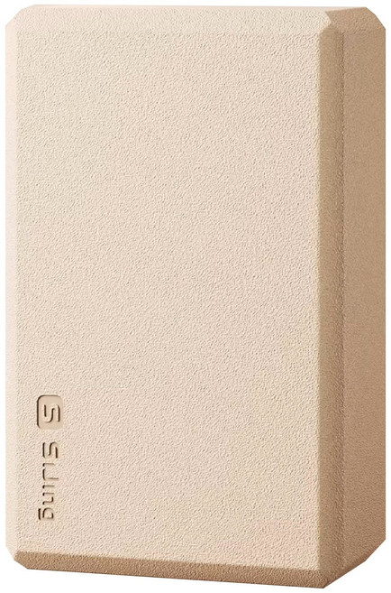 瑜珈磚 瑜伽磚 yoga 舞蹈磚 高密度瑜珈磚 訓練器材 健身用品 瑜珈柱 瑜伽 皮拉提斯 健身 瑜珈, 奶茶白, 1個