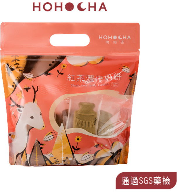 喝喝茶 日月潭紅茶濃牛奶餅 180g, 1個, 紅茶濃牛奶餅 180g