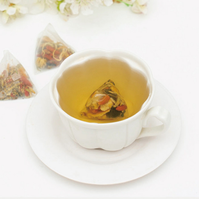 金銀花茶系列 金銀花桑葉茶 菊花枸杞茶包 養生飲品 降火氣 清涼解渴 10入, 1套, 金銀花桑葉茶(含冰糖),10入/袋(標準版, 5g, 10個裝