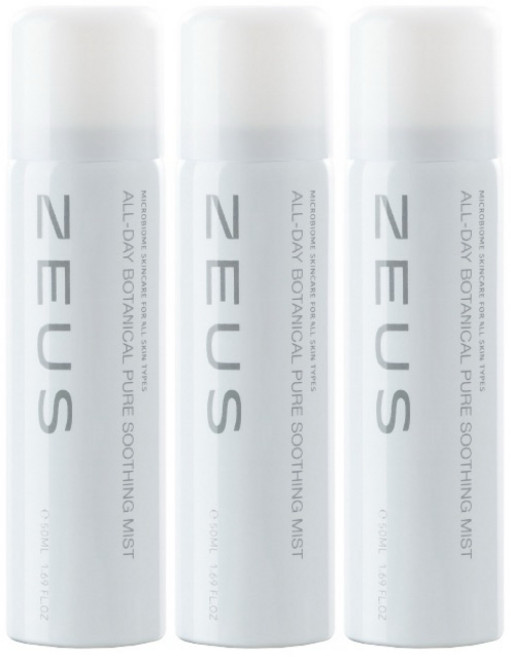 ZEUS宙思【肌膚乖乖水 曬後術後保濕噴霧】全天候植淨舒緩噴霧50ml 乾燥泛紅安撫 敏感肌 零香精酒精 天然橙花純露, 3個, 三入組, 50ml
