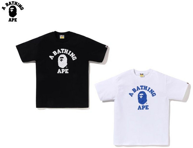어베이싱에이프 정품 / 베이프 헥사그램 칼리지 반팔티 BAPE HEXAGRAM COLLEGE TEE