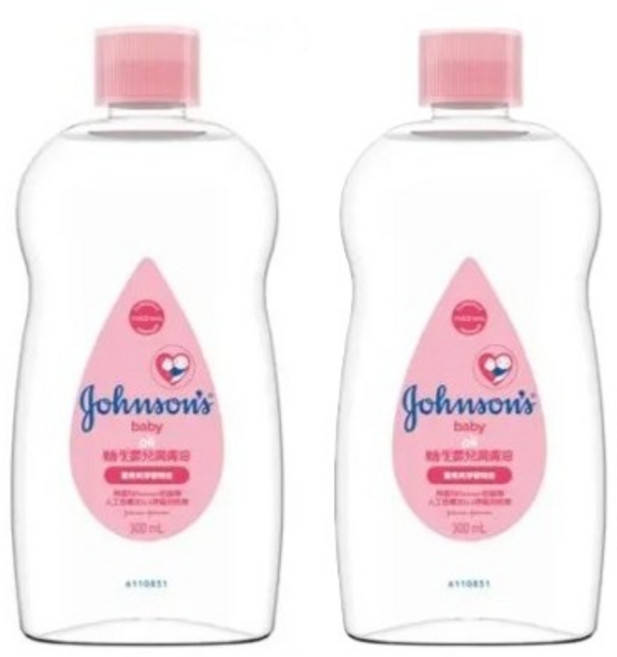 Johnson's嬌生 潤膚嬰兒油, 2件, 125ml