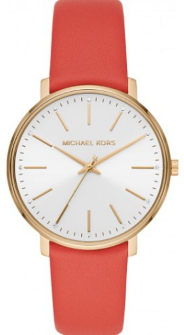 MICHAEL KORS 經典LOGO真皮腕錶MK2892