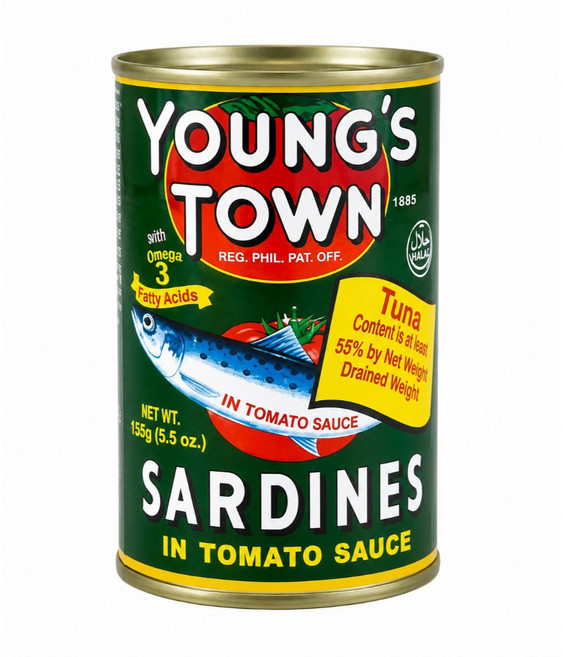 YOUNG'S TOWN 鯖魚番茄醬 富含 Omega 3 脂肪酸 155g, 1個