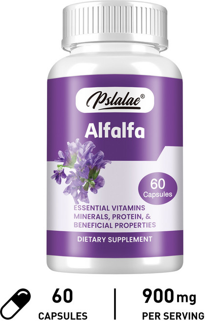 Pslalae 苜蓿膠囊 補充維生素 礦物質 蛋白質, 60組