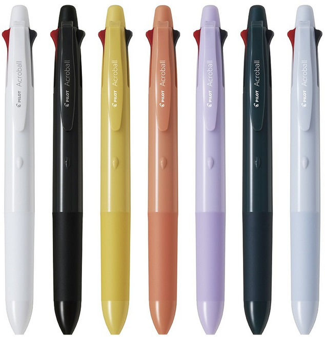 PILOT 百樂 輕油4+1多功能筆 (BH41AB-175) - 多色筆、滑順好寫、辦公文具, 1個, 0.7 黑桿 B
