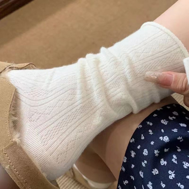 中筒堆堆襪 兩雙組