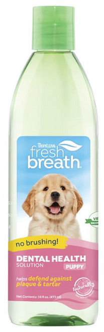 Fresh breath 鮮呼吸 潔牙水 犬貓用 牙齒保健 口腔護理 清新口氣, 1個, 【潔牙水16oz】幼犬, 473ml