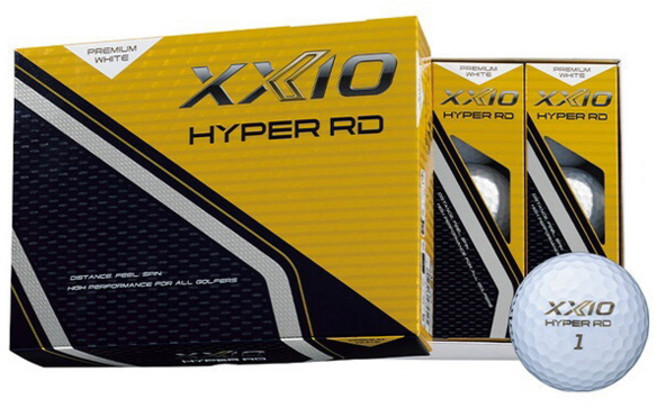 XXIO Hyper Aldy 高爾夫球, 1個, 12入, 高級白