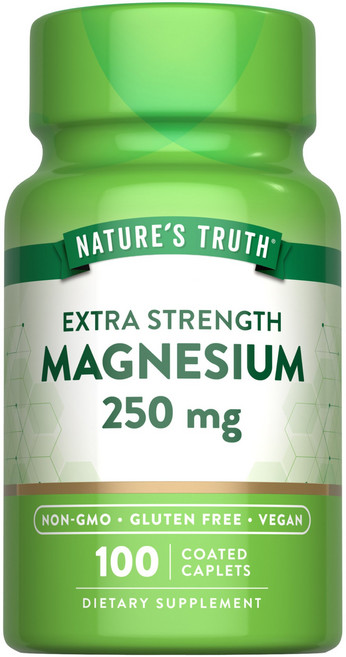 NATURE'S TRUTH 綠萃淨 特強效錠劑包裝鎂 250mg, 1個, 100錠