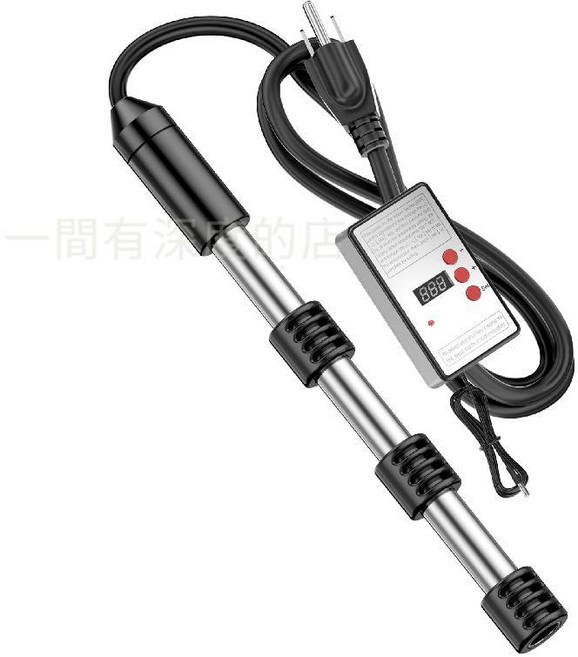110V 專用 燒水棒 加熱管 電熱棒 水桶專用, 1個, 美規-恆溫款( 單頭管)2000W