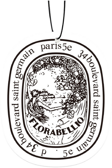 34 Boulevard Saint Germain 巴黎香氛吊卡, 8個, 木質蘋果