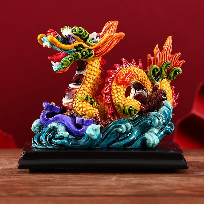 故宮文創 北京旅遊紀念禮品 家居裝飾 吉祥物擺件, 如意龍