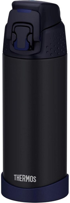THERMOS 膳魔師 不鏽鋼直飲保冷保溫瓶 彈蓋直飲, 1個, 500ml午夜藍, 午夜藍, 500