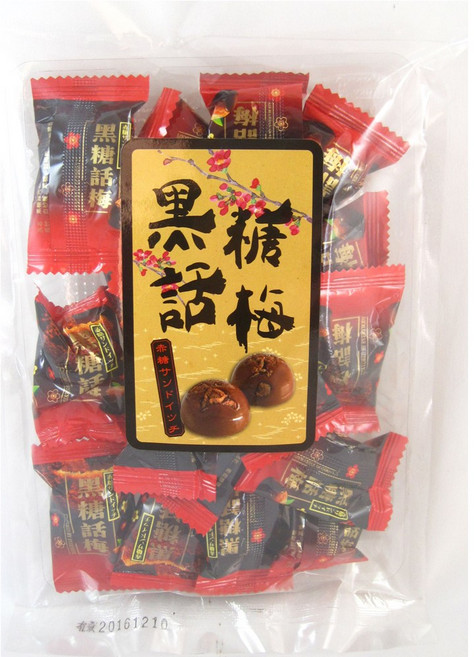 春節懷舊經典黑糖話梅糖125g (蛋素), 1個, 125g