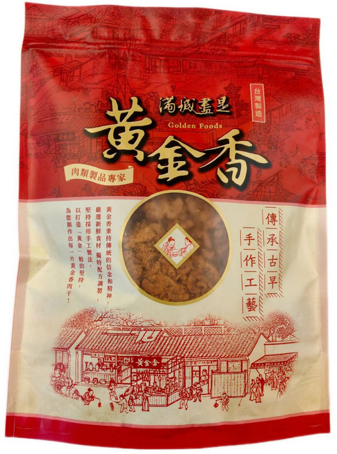 黃金香成人肉鬆 古法手工製作 口感酥鬆綿密 不添加人工色素及防腐劑, 340g, 1