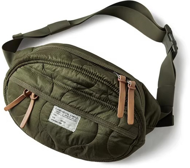 BRONSON 復刻 M65 LINER 絎縫 跨包 腰包 相機包, 1個, 高23CM寬38CM 厚10, N/A