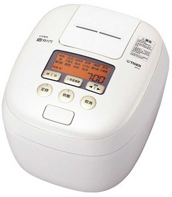 TIGER虎牌 壓力IH炊飯電子鍋 JPT-H10R/JPT-H18R 6人份/10人份, 6人份 JPT-H10R-WS, JPT-H10R
