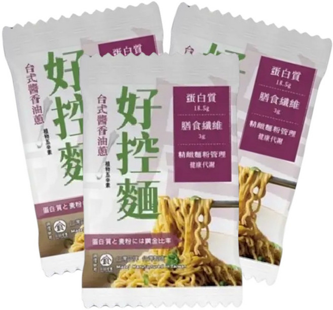 好控麵 台式醬香油蔥, 3包