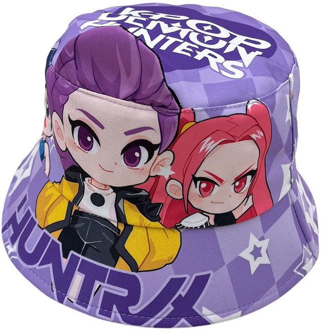 兒童漁夫帽 獵魔女團主題 卡通盆帽