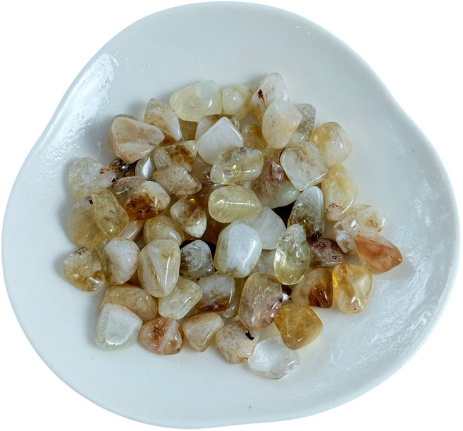 巴西黃水晶碎石~100g/單位, 巴西黃水晶,100g