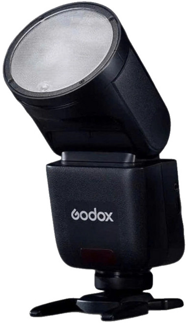 神牛 Godox V1 mid 圓燈頭 機頂閃光燈 55Ws, 1個, for Nikon