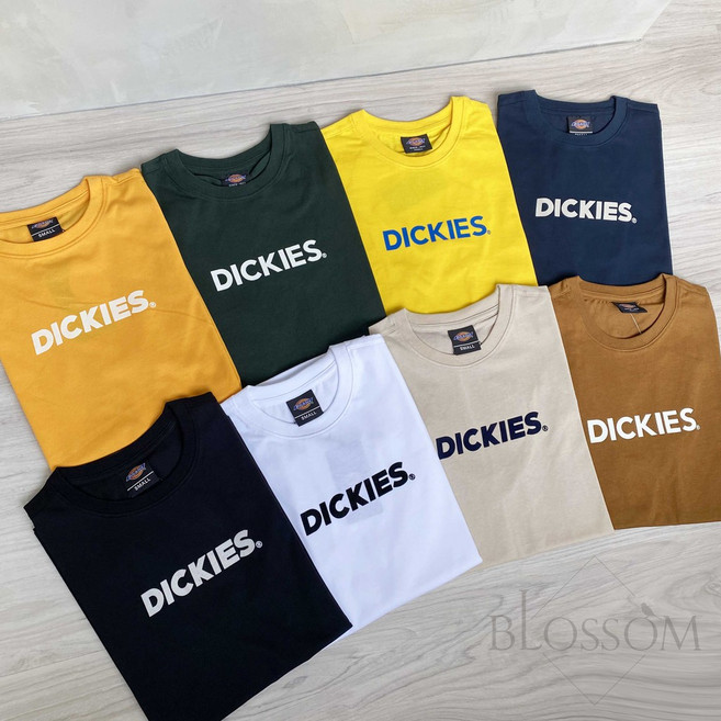 Dickies Logo 韓國限定 短袖T恤, 胸口文字 黑L, 黑, 胸口文字